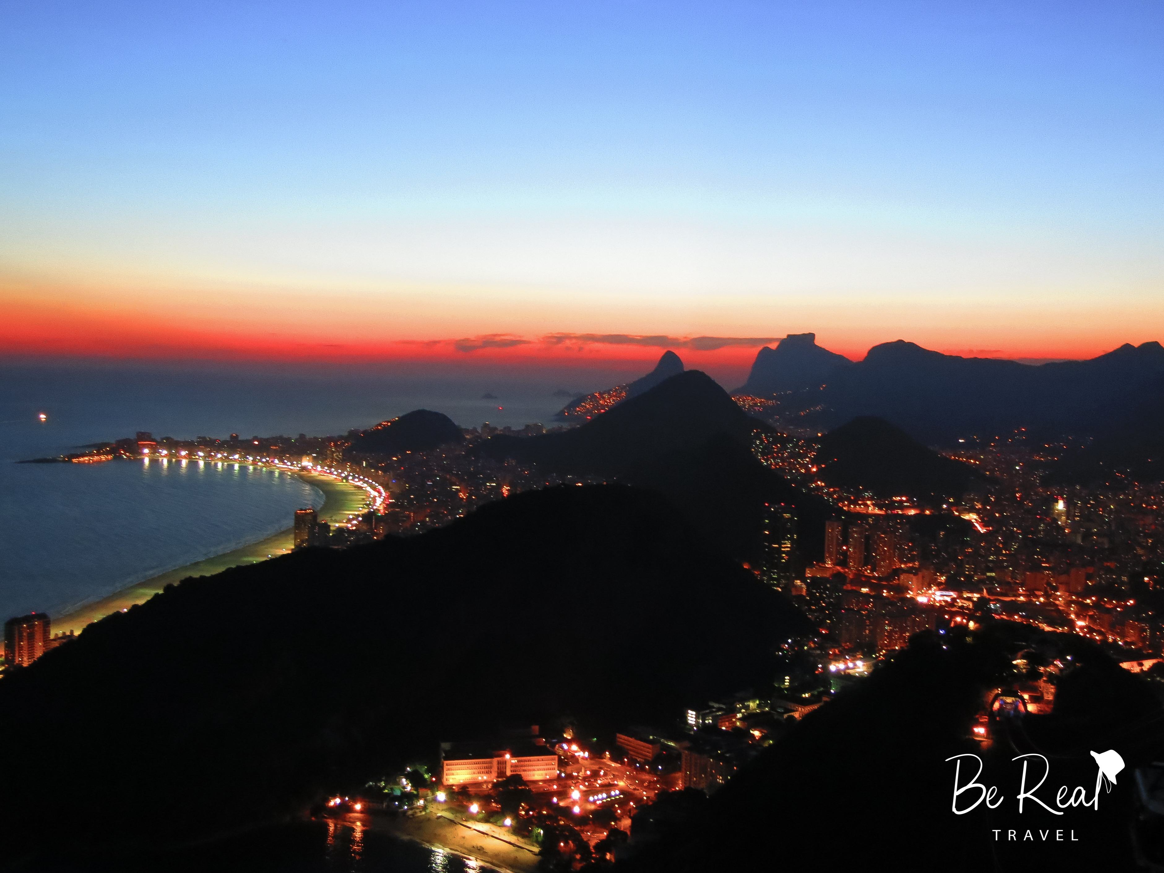 Dusk views like this one are one of the many reasons that Rio de Janeiro is not overrated
